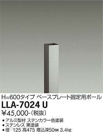 ライト/照明/LEDLED 屋外灯 ポールライト 灯具のみ ポール別売 LLS