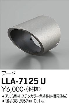 安心のメーカー保証【インボイス対応店】屋外灯 スポットライト LLA-7125U フード  大光電機画像