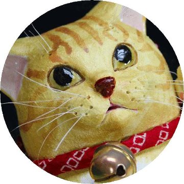 すみ田理恵 作 茶トラ 猫の焼き物たち 皿や器や招き猫の画像