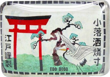 EDO DECO マッチラベルマグネット 鳥居の画像