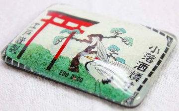 EDO DECO マッチラベルマグネット 鳥居の画像