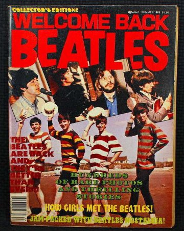 ザ ビートルズ ウェルカムバック ビートルズ WELCOME BACK BEATLES Stories Layouts & Press incの画像