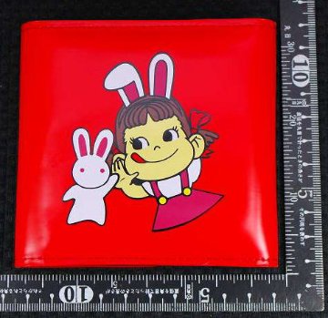 不二家 ペコちゃん ミルクパフィー財布 【ワケアリ品】の画像