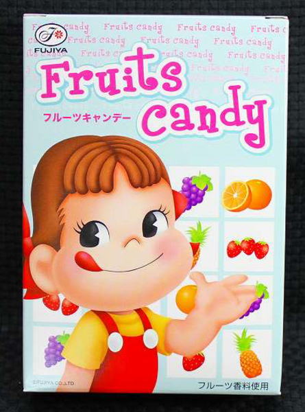 不二家 ペコちゃん 不二家 フルーツキャンディ 菓子空箱【ワケアリ品】の画像