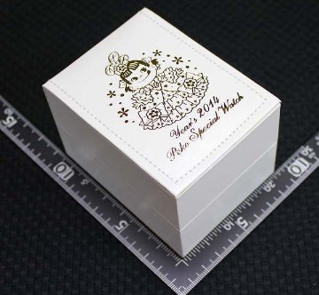 不二家 ペコちゃん YEAR'S 2014 特製ペコちゃん腕時計 【新品同様品】の画像