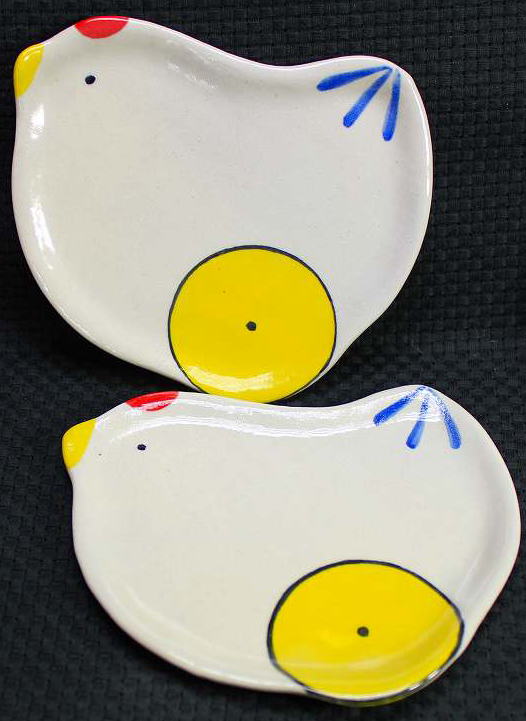 ひよこの皿 2枚セット 高橋協子 作画像