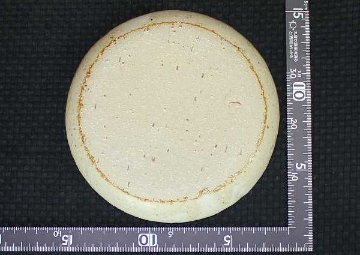 土灰4.5寸丸皿 仲田製陶 笠間焼の画像