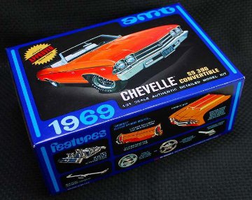 AMT 1969 シボレー コンバーチブル　SS396 1/25  プラモデル 【新品同様品】画像