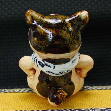 おちょこ 作 湯上がり猫 猫の焼き物たち 皿や器や招き猫の画像