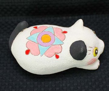 月魚ひろこ 作 伏せ猫 猫の焼き物たち 皿や器や招き猫  (#1177)画像