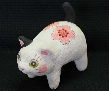 月魚ひろこ 作 おさんぽ猫 猫の焼き物たち 皿や器や招き猫  (#1183) の画像