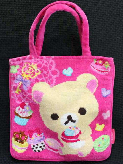 サンエックス リラックマ シェニール織り(シニエール) トートーバッグ コリラックマ 【新品同様品】 ぬいぐるみの画像