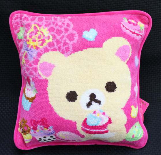 サンエックス リラックマ シェニール織り(シニエール) クッション コリラックマ 【新品同様品】 ぬいぐるみの画像