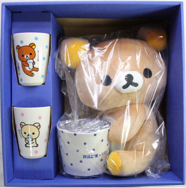 サンエックス リラックマ カルピスxリラックマ【未使用】 ぬいぐるみの画像