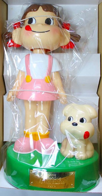 ペコちゃん＆ドッグ人形 スペシャルエディション 【未使用】 不二家 ペコちゃん ポコちゃん ペコポコ ミルキー 人形 首振りの画像