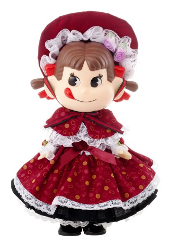 ペコちゃんぱちくり人形 アンティークドール 【新品同様品】 不二家 ペコちゃん ポコちゃん ペコポコ ミルキー 人形の画像