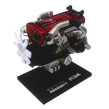 日産 1/24 RB26DETT コレクション トイズキャビンx日産 ニッサン 全4種コンプリートセット カプセルトイ ガチャガチャ ガシャポン ガチャポンの画像