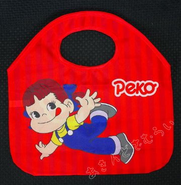 ペコちゃんミニエコバッグ 全4種コンプリートセット レインボー 不二家 カプセルトイ ガチャガチャ ガシャポン ガチャポンの画像