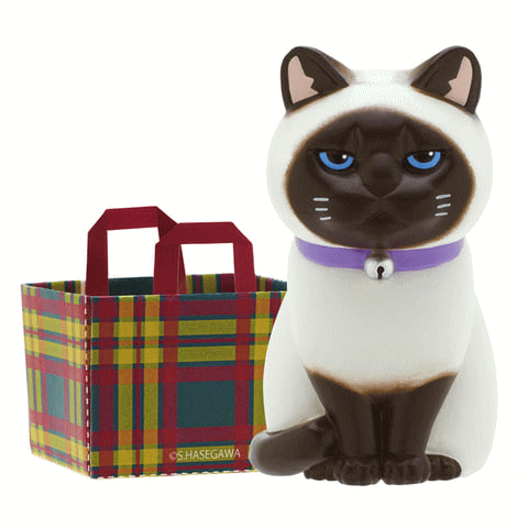 紙袋に入った猫 2 全6種コンプリートセット キタンクラブ カプセルトイ ガチャガチャ ガシャポン ガチャポンの画像