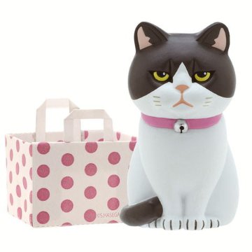 紙袋に入った猫 2 全6種コンプリートセット キタンクラブ カプセルトイ ガチャガチャ ガシャポン ガチャポンの画像