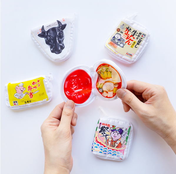 駅弁ポーチコレクション 全5種コンプリートセット ケンエレファント カプセルトイ ガチャガチャ ガシャポン ガチャポン 【新品同様品】の画像