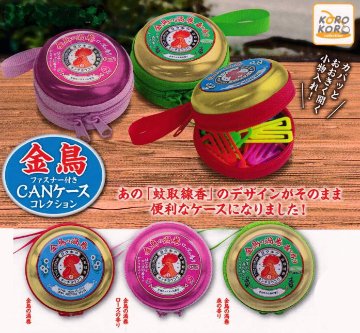 金鳥ファスナー付きCANケースコレクション アイピーフォー カプセルトイ ガチャガチャ ガシャポン ガチャポンの画像