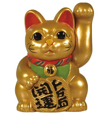 招き猫ミュージアム公式 招き猫ミニチュアコレクション ラッキーアイテム常滑型招き猫金色版含む全6種コンプリートセッ ケンエレファント カプセルトイ ガチャガチャ ガシャポン ガチャポン 【新品同様品】の画像
