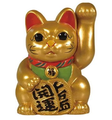 招き猫ミュージアム公式 招き猫ミニチュアコレクション ラッキーアイテム常滑型招き猫金色版含む全6種コンプリートセッ ケンエレファント カプセルトイ ガチャガチャ ガシャポン ガチャポン 【新品同様品】の画像