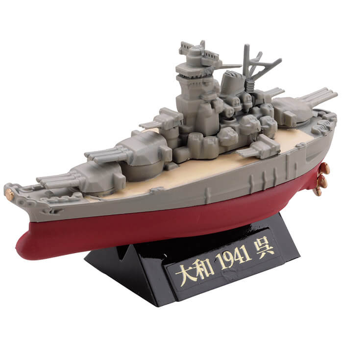 連合艦隊旗艦 大和 三笠編 ワールドシップデフォルメ4 カプセルQミュージアム 全6種コンプリートセット 海洋堂 カプセルトイ ガチャガチャ ガシャポン ガチャポン 【新品同様品】の画像