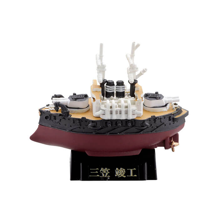 連合艦隊旗艦 大和 三笠編 ワールドシップデフォルメ4 カプセルQミュージアム 全6種コンプリートセット 海洋堂 カプセルトイ ガチャガチャ ガシャポン ガチャポン 【新品同様品】の画像