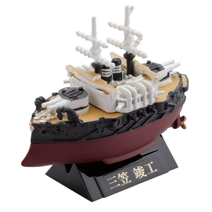 連合艦隊旗艦 大和 三笠編 ワールドシップデフォルメ4 カプセルQミュージアム 全6種コンプリートセット 海洋堂 カプセルトイ ガチャガチャ ガシャポン ガチャポン 【新品同様品】の画像