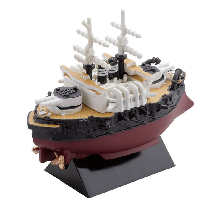 連合艦隊旗艦 大和 三笠編 ワールドシップデフォルメ4 カプセルQミュージアム 全6種コンプリートセット 海洋堂 カプセルトイ ガチャガチャ ガシャポン ガチャポン 【新品同様品】の画像