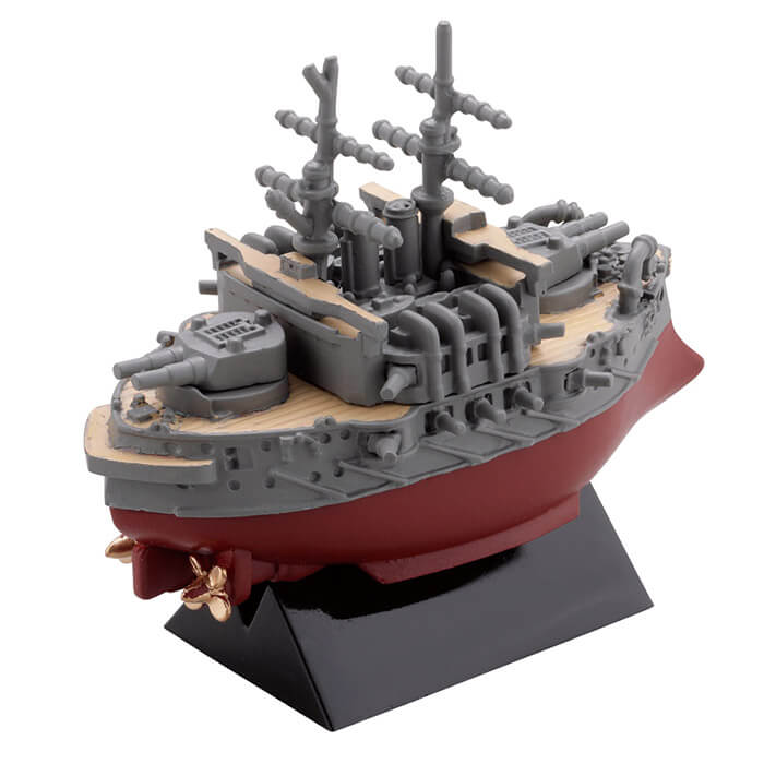 連合艦隊旗艦 大和 三笠編 ワールドシップデフォルメ4 カプセルQミュージアム 全6種コンプリートセット 海洋堂 カプセルトイ ガチャガチャ ガシャポン ガチャポン 【新品同様品】の画像