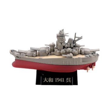 連合艦隊旗艦 大和 三笠編 ワールドシップデフォルメ4 カプセルQミュージアム 全6種コンプリートセット 海洋堂 カプセルトイ ガチャガチャ ガシャポン ガチャポン 【新品同様品】の画像