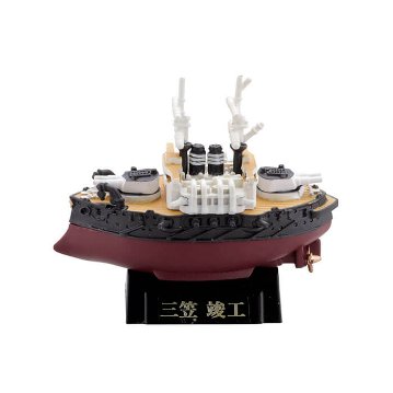 連合艦隊旗艦 大和 三笠編 ワールドシップデフォルメ4 カプセルQミュージアム 全6種コンプリートセット 海洋堂 カプセルトイ ガチャガチャ ガシャポン ガチャポン 【新品同様品】の画像