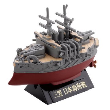 連合艦隊旗艦 大和 三笠編 ワールドシップデフォルメ4 カプセルQミュージアム 全6種コンプリートセット 海洋堂 カプセルトイ ガチャガチャ ガシャポン ガチャポン 【新品同様品】の画像