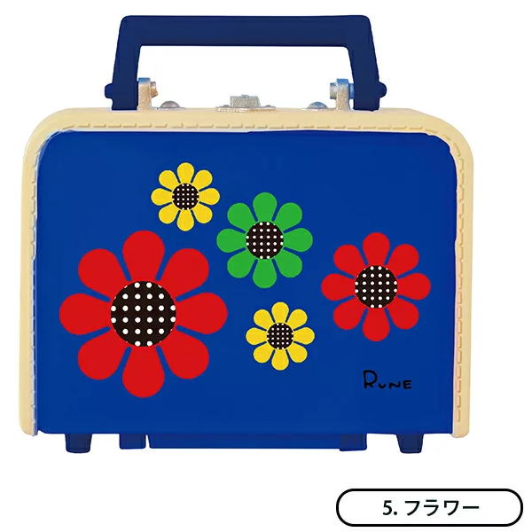 内藤ルネ おでかけトランクコレクション 全6種コンプリートセット ケンエレファント カプセルトイ ガチャガチャ ガシャポン ガチャポン 【新品同様品】の画像