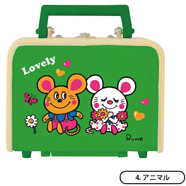 内藤ルネ おでかけトランクコレクション 全6種コンプリートセット ケンエレファント カプセルトイ ガチャガチャ ガシャポン ガチャポン 【新品同様品】の画像