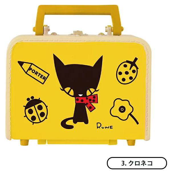 内藤ルネ おでかけトランクコレクション 全6種コンプリートセット ケンエレファント カプセルトイ ガチャガチャ ガシャポン ガチャポン 【新品同様品】の画像