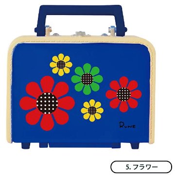 内藤ルネ おでかけトランクコレクション 全6種コンプリートセット ケンエレファント カプセルトイ ガチャガチャ ガシャポン ガチャポン 【新品同様品】の画像