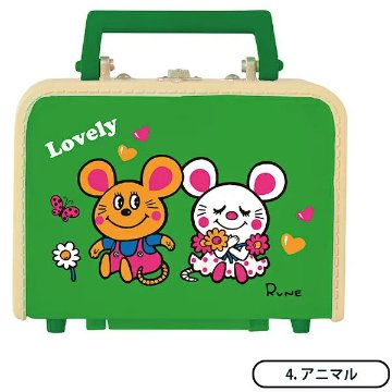 内藤ルネ おでかけトランクコレクション 全6種コンプリートセット ケンエレファント カプセルトイ ガチャガチャ ガシャポン ガチャポン 【新品同様品】の画像