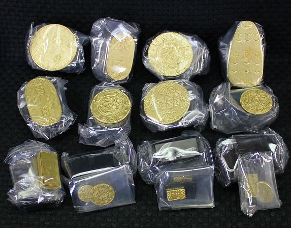 古銭コレクション　日本の大判・小判・金貨 全5種コンプリートセット ターリンインターナショナル カプセルトイ ガチャガチャ ガシャポン ガチャポン 【新品同様品】の画像