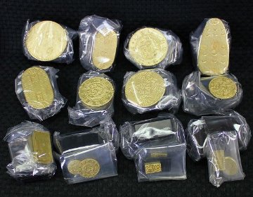 古銭コレクション　日本の大判・小判・金貨 全5種コンプリートセット ターリンインターナショナル カプセルトイ ガチャガチャ ガシャポン ガチャポン 【新品同様品】の画像