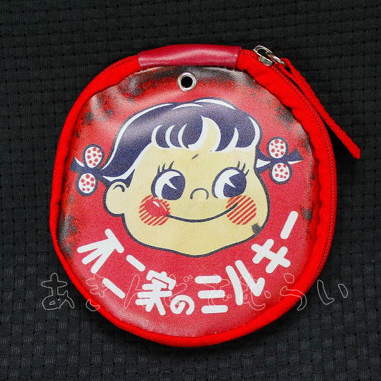 ペコちゃん レトロ看板ポーチ 全6種コンプリートセット レインボー カプセルトイ ガチャガチャ ガシャポン ガチャポン 【新品同様品】の画像