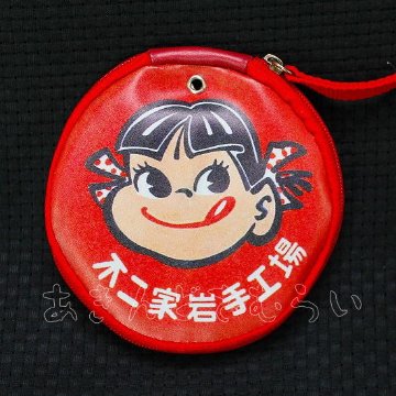 ペコちゃん レトロ看板ポーチ 全6種コンプリートセット レインボー カプセルトイ ガチャガチャ ガシャポン ガチャポン 【新品同様品】の画像