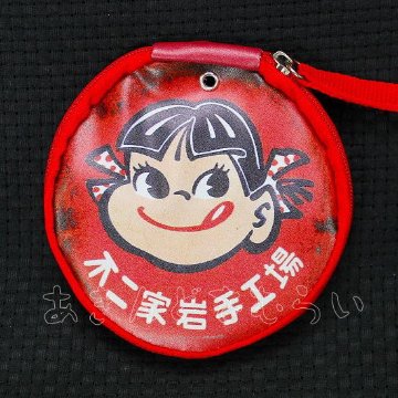 ペコちゃん レトロ看板ポーチ 全6種コンプリートセット レインボー カプセルトイ ガチャガチャ ガシャポン ガチャポン 【新品同様品】の画像