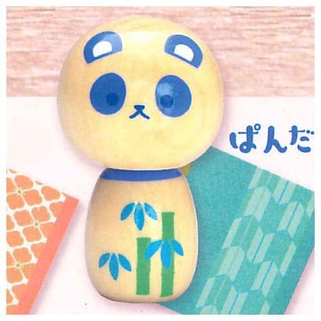 モダンこけし 和のぬくもり 全6種コンプリートセット エール カプセルトイ ガチャガチャ ガシャポン ガチャポン 【新品同様品】の画像