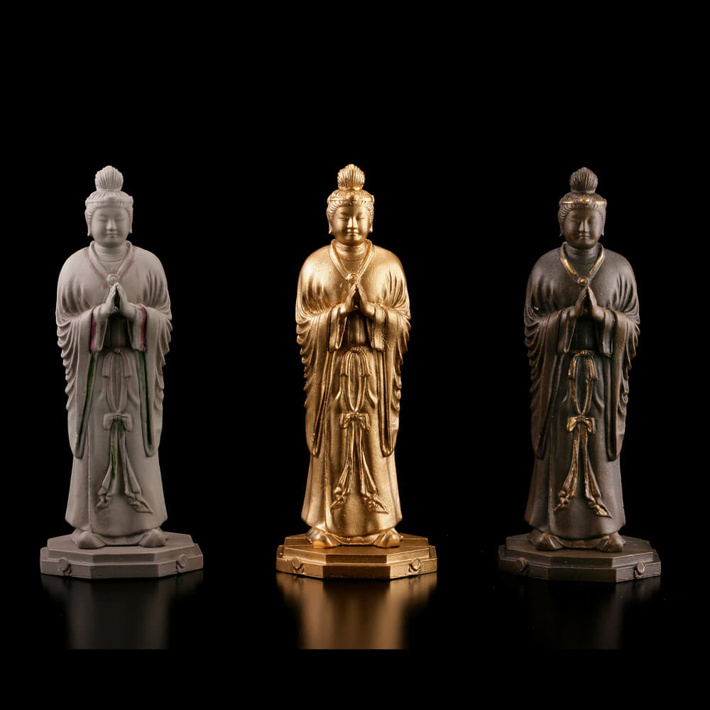 日本の至宝 仏像立体図録4 奥深き造仏の世界編 全12種コンプリートセット 海洋堂 カプセルトイ ガチャガチャ ガシャポン ガチャポン 【新品同様品】の画像