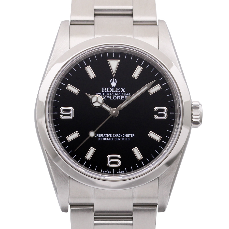中古 ロレックス エクスプローラー 114270 ブラックの画像