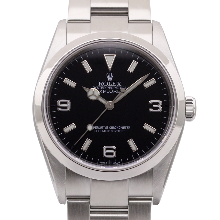 中古 ロレックス エクスプローラー 114270 ブラックの画像